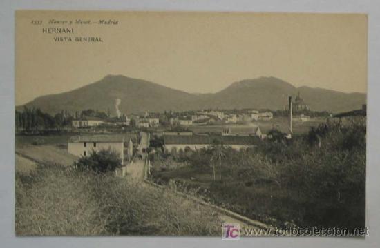 Postales: TARJETA POSTAL HERNANI. Vista general. - Foto 1