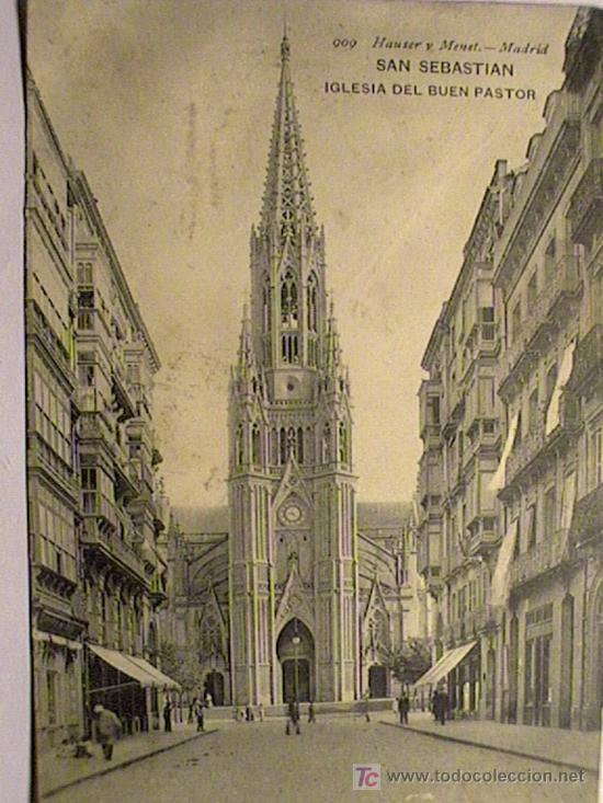 Postales: POSTAL DE SAN SEBASTI&Aacute;N DE 1906 - Foto 1