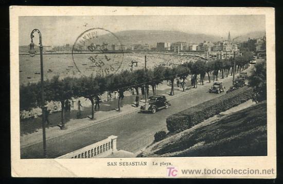 Postais: TARJETA POSTAL SAN SEBASTIAN, LA PLAYA