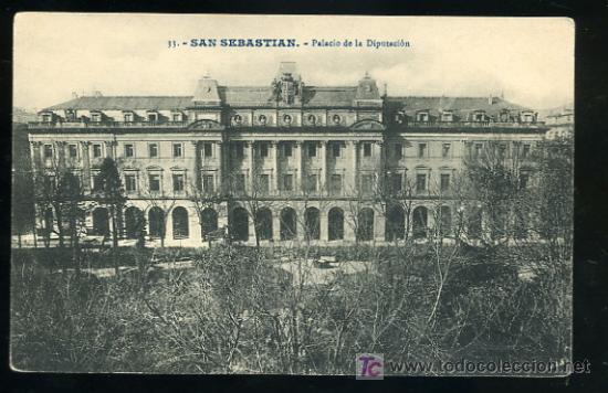 Postais: TARJETA POSTAL SAN SEBASTIAN, PALACIO DE LA DIPUTACION N&ordm; 33