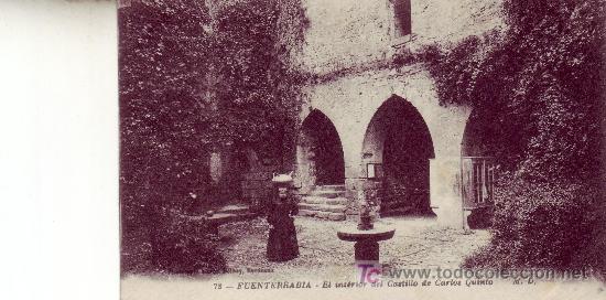 Postales: Fuenterrabia. Castillo de Carlos Quinto.Sin circular. - Foto 1