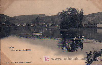 Postales: IR&Uacute;N. ISLA DE LOS FAISANES. HAUSER Y MENET - 1528. - Foto 1