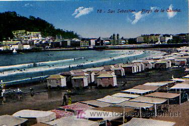 Postales: SAN SEBASTIAN. PLAYA DE LA CONCHA. - Foto 1