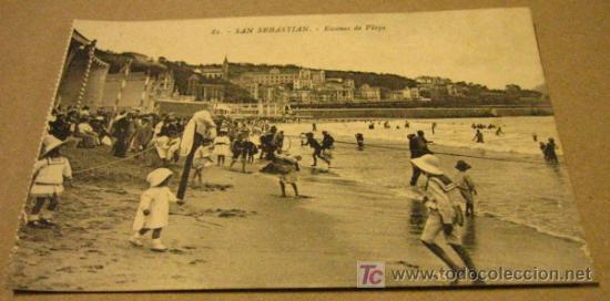 Postkarten: Postal de San Sebastian
