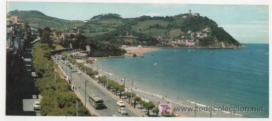 Postkarten: PRECIOSA POSTAL PANORAMICA DE SAN SEBASTIAN DE MIRA CONHA, ONDARRETA Y MONTE IGUELDO NUEVA