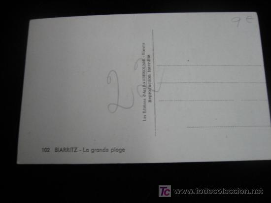 Postales: BIARRIZ -LA GRAN PLAGE - Foto 2