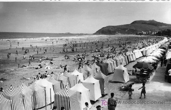 Postales: ZARAUZ.- Playa - Foto 1