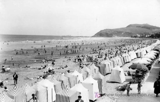 Postales: ZARAUZ.- Playa - Foto 1