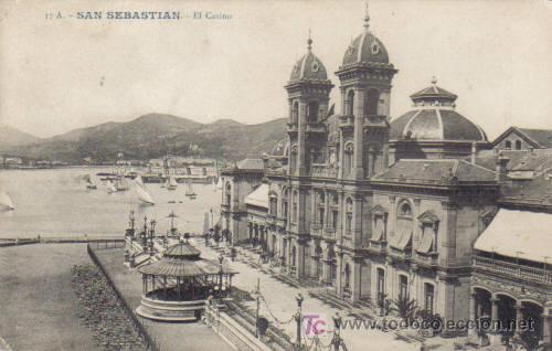 Postais: TARJETA POSTAL DE SAN SEBASTIAN N&ordm; 17 A. EL CASINO.