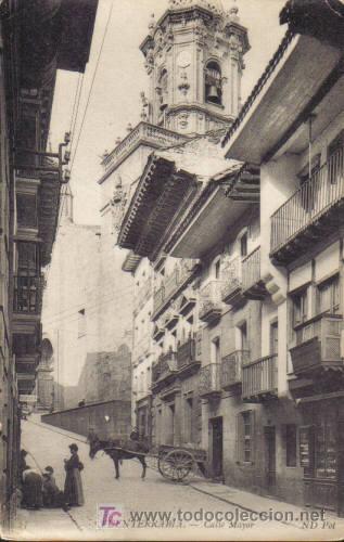 Postais: TARJETA POSTAL DE FUENTERRABIA ( GUIPUZCOA). CALLE MAYOR.