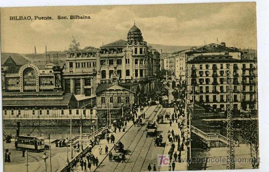 Postales: BILBAO, PUENTE. SOC. BILBAINA - Foto 1