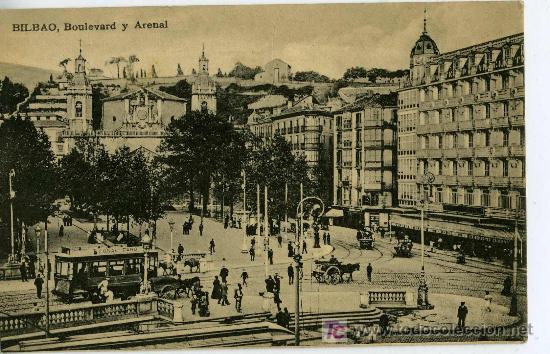 Postales: BILBAO, BOULEVARD Y ARENAL - Foto 1