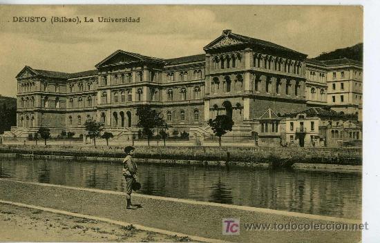 Postales: DEUSTO (Bilbao), LA UNIVERSIDAD - Foto 1