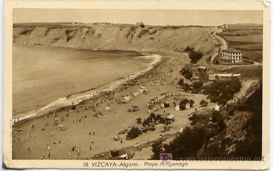 Postales: ALGORTA, VIZCAYA,  PLAYA ARRIGUNAGA,                   P15751 - Foto 1