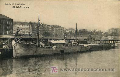 Postales: (EDICI&Oacute;N G. L.) BILBAO. LA R&Iacute;A. - Foto 1