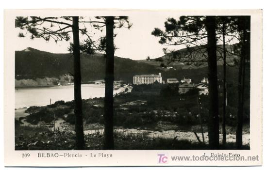 Postales: BILBAO, PLENCIA, LA PLAYA,            P19313 - Foto 1