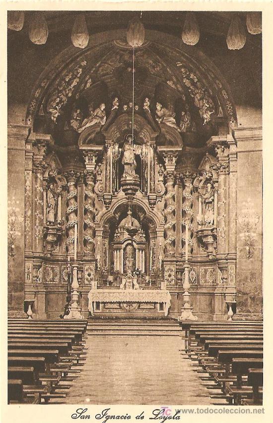 Postcards: SAN IGNACIO DE LOYOLA, ALTAR MAYOR DE LA BASILICA - ED. JOSE IRAZU, FOTO GALARZA N&ordm; 19
