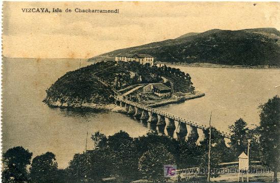 Postkarten: TARJETA POSTAL DE VIZCAYA, ISLA DE CHACHARRAMENDI