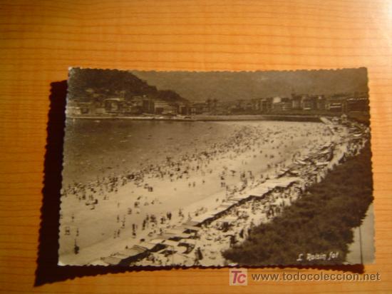 POSTAL SAN SEBASTIAN PLAYA DE LA CONCHA