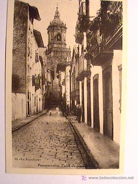 Postales: POSTAL DE FUENTERRAB&Iacute;A CIRCA 1930 - Foto 1