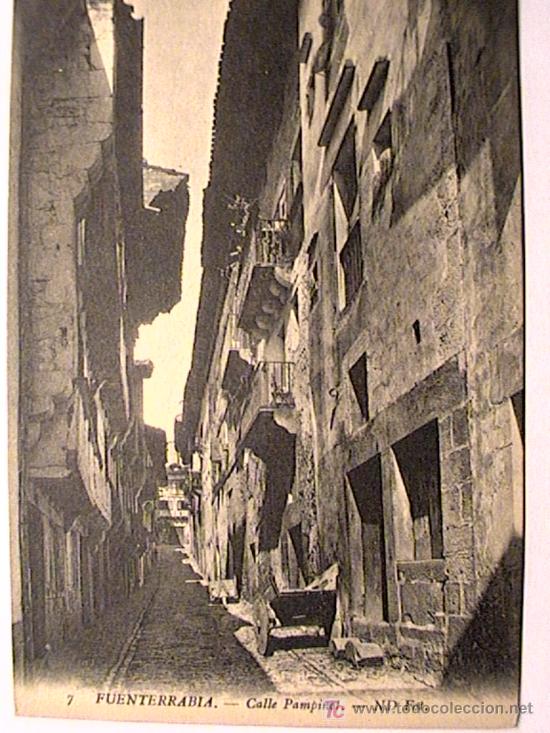 Postales: POSTAL FRANCESA DE FUENTERRAB&Iacute;A CIRCULADA EN 1910 - Foto 1