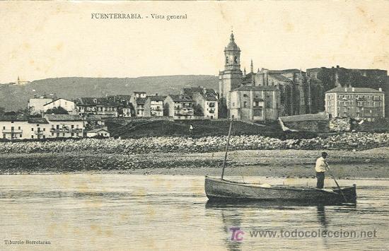 Postales: FUENTERRAB&Iacute;A. VISTA GENERAL. - Foto 1