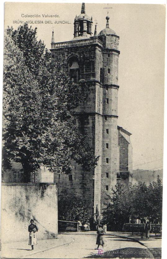 Postales: IRUN, IGLESIA DEL JUNCAL, HAUSER Y MENET - Foto 1