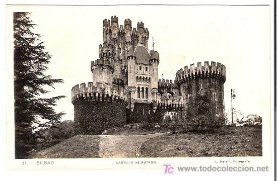 Postkarten: TARJETA POSTAL DE BILBAO- &ordm;11. CASTILLO DE BUTRON. L. ROISIN, FOTOGRAFO