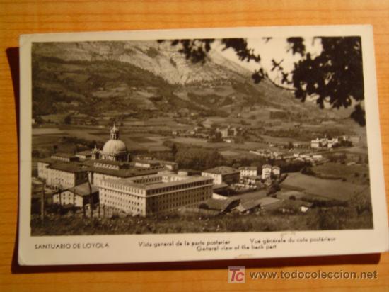 Postales: POSTAL SANTUARIO DE LOYOLA VISTA GENERAL DE LA PARTE POSTERIOR