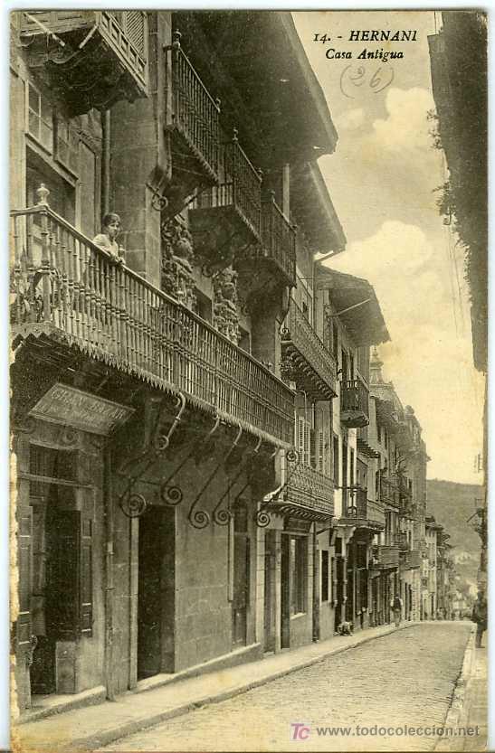 Postales: POSTAL HERNANI CASA ANTIGUA - Foto 1