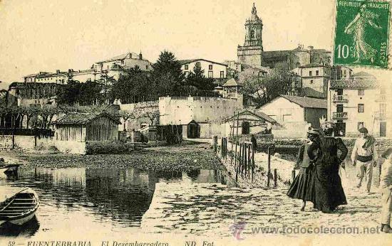 Postales: FUENTERRABIA.- EL DESEMBARCADERO. - Foto 1