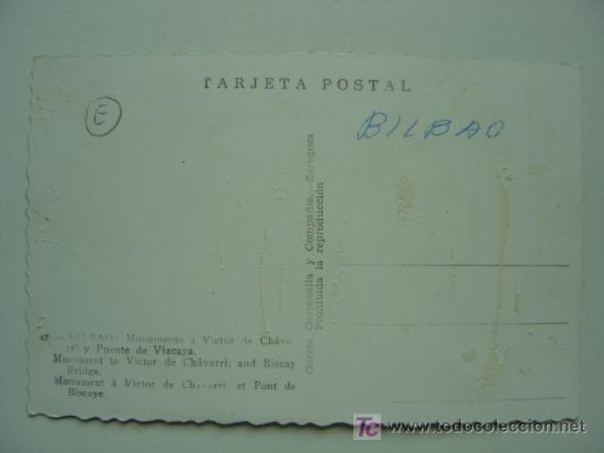 Postales: POSTAL BILBAO - REF. K-500 - Foto 2