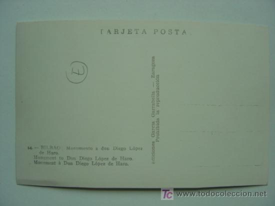 Postales: POSTAL BILBAO - REF. K-488 - Foto 2