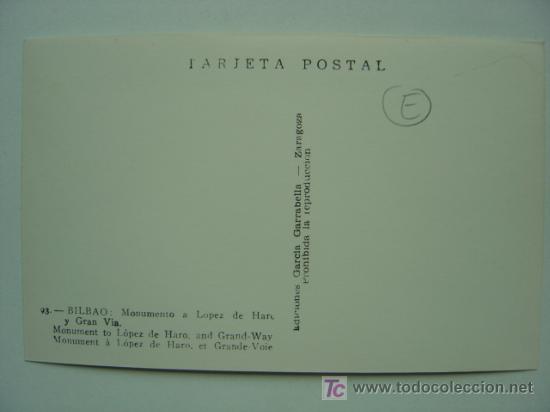 Postales: POSTAL BILBAO - REF. K-486 - Foto 2