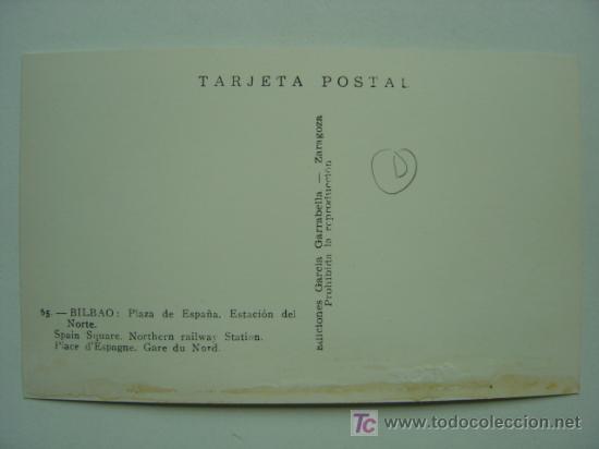 Postales: POSTAL BILBAO - REF. K-439 - Foto 2