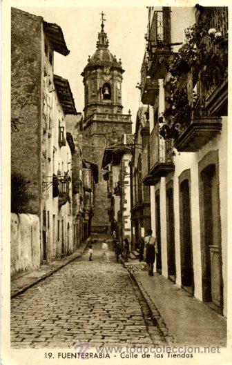 Postales: Fuenterrab&iacute;a - Calle de las tiendas - Foto 1