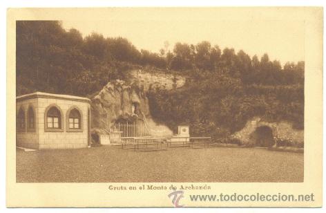 Postales: Postal Gruta en el Monte Archanda (Bilbao) - Foto 1