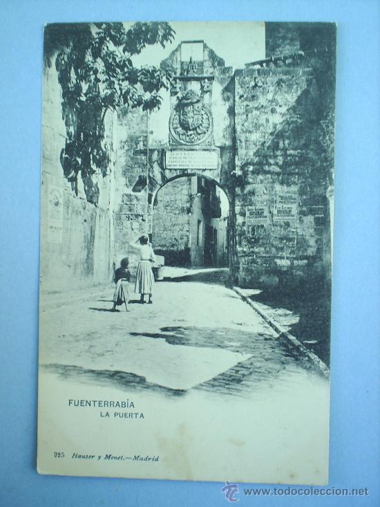 Postales: FUENTERRABIA- LA PUERTA-SIN CIRCULAR