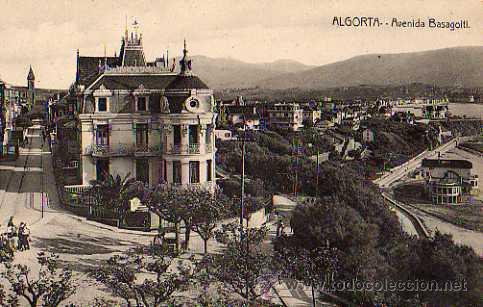 Postales: ALGORTA - AVENIDA BASAGOITI - Foto 1