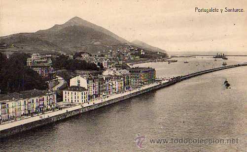 Postales: PORTUGALETE Y SANTURCE - Foto 1