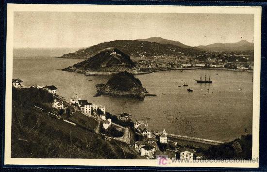 Postales: SAN SEBASTIAN : Hauser y Menet - Vista desde el Monte Igueldo