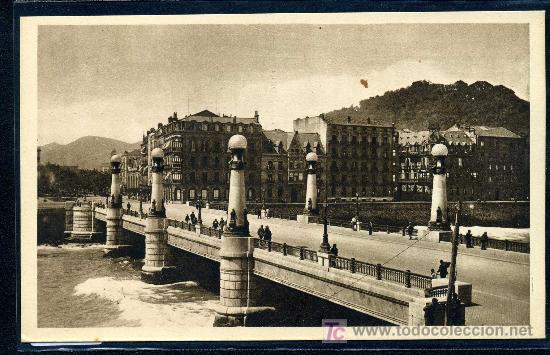 Postales: SAN SEBASTIAN : Hauser y Menet - Puente del Kursaal