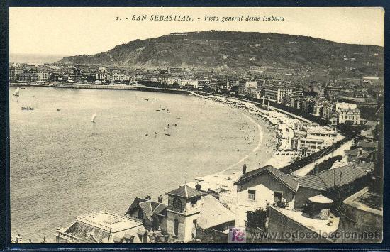 Postales: SAN SEBASTIAN : G.G. Galarza N&ordm; 2 - Vista General desde Isaburu