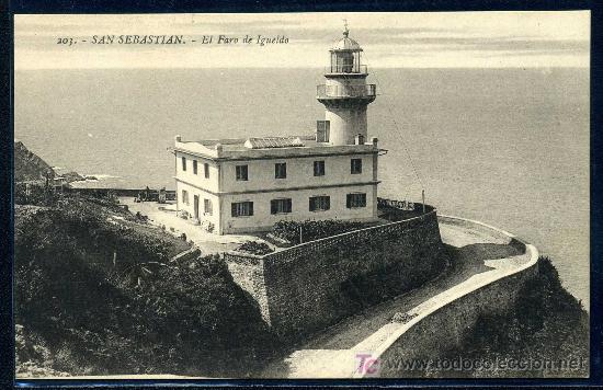 Postais: SAN SEBASTIAN : G.G. Galarza N&ordm; 203 - El Faro de Igueldo