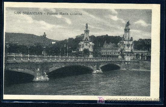 Postais: SAN SEBASTIAN : Mayor Hermanos - Puente Maria Cristina