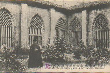 Postales: DEVA. (GUIPUZCOA). IGLESIA DE LA ASUNCION, CLAUSTROS. - Foto 1