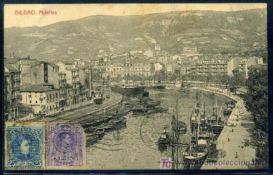 Postales: BILBAO : Thomas, Barcelona - Muelles - Foto 1