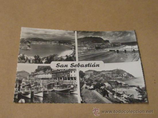 Postales: Postal de San Sebasti&aacute;n, escrita - Foto 1