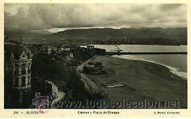 Postales: ALGORTA.- CASINO Y PLAYA DE EREAGA.- ROISIN N&ordm; 244