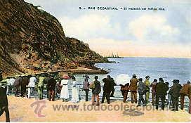 Postcards: SANSEBASTIAN. EL MALEC&Oacute;N DEL ROMPE OLAS. ED. GALARZA N&ordm; 3